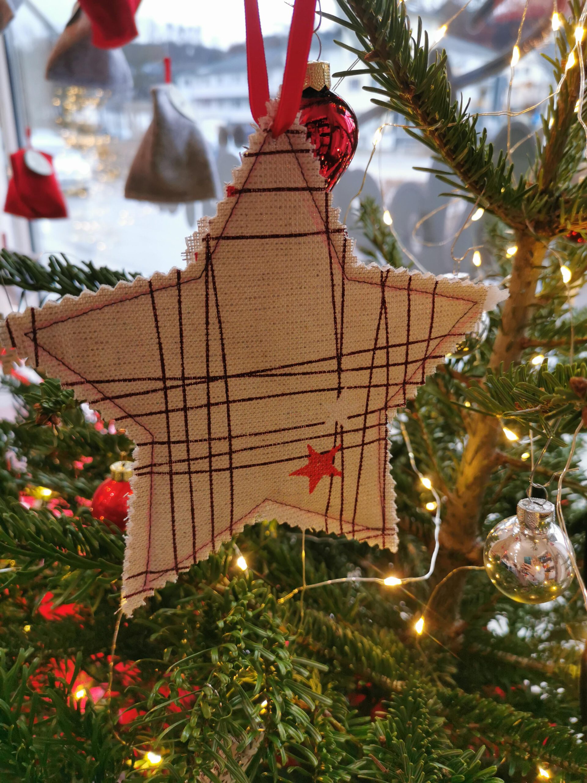 Sternenanhänger für den Weihnachtsbaum